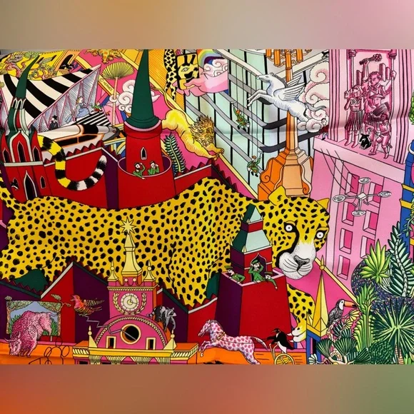 Hermes Animapolis Scarf - Picture 7 of 14